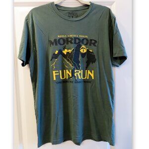Lord of the Rings Middle Earth's Annual Mordor Fun Run T-Shirt Large